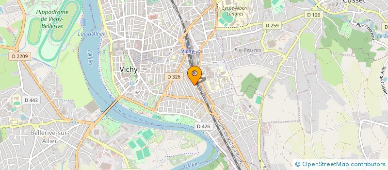 localisation de l'entreprise INDIVISION LEROYER DENOUVEAUX à VICHY