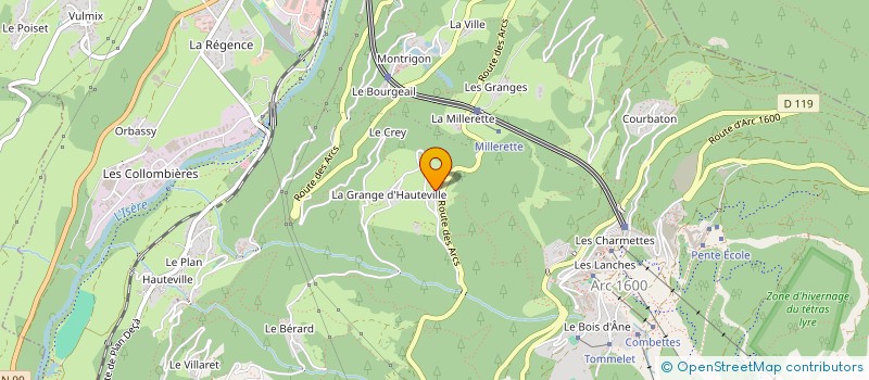 localisation de l'entreprise INDIVISION LES ARCS  BOURG-SAINT-MAURICE