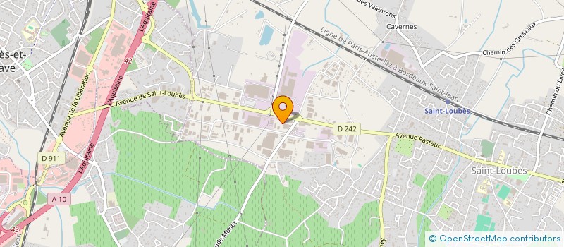 localisation de l'entreprise INDIVISION LES BRUYERES  SAINT-LOUBES