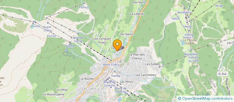 localisation de l'entreprise INDIVISION LES GETS  LES GETS