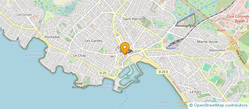 localisation de l'entreprise INDIVISION LES SABORDS  ROYAN