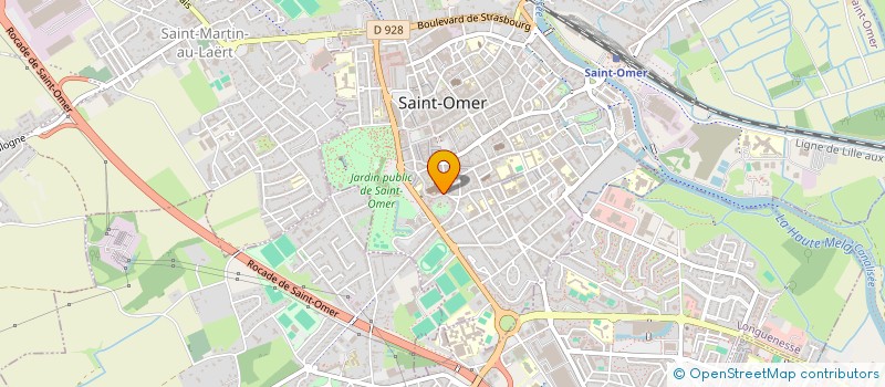 localisation de l'entreprise INDIVISION LESCROART  SAINT-OMER