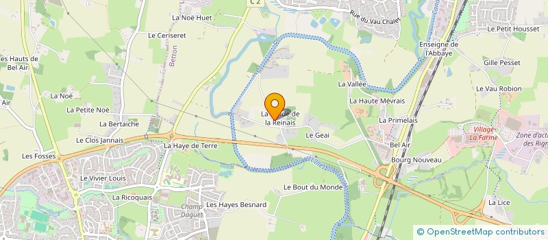 localisation de l'entreprise INDIVISION LESCURE LA REINAIS  BETTON