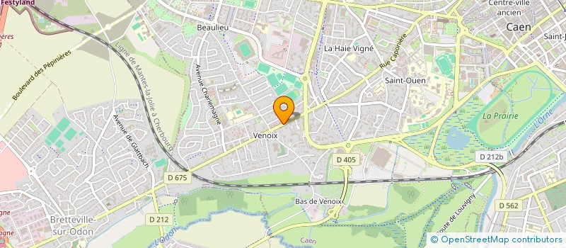 localisation de l'entreprise INDIVISION LESCUYER DE CHAPTAL LAMURE DU MESNILDOT à CAEN