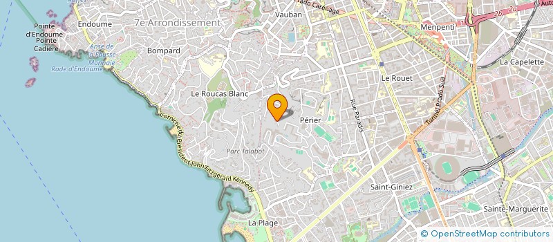 localisation de l'entreprise INDIVISION LESNE - SAINT GIRONS  MARSEILLE