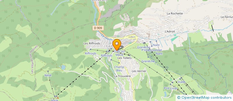 localisation de l'entreprise INDIVISION LESPAGNOL - FRANCHET à LA CLUSAZ