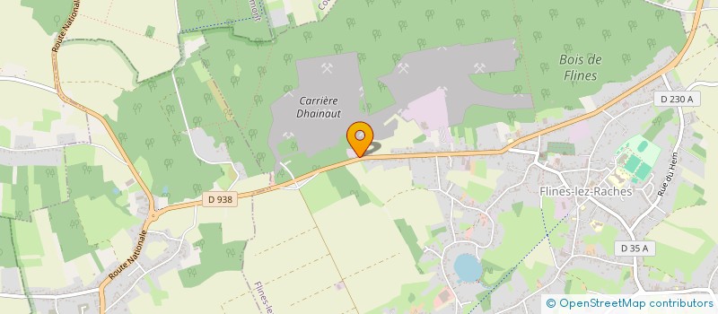 localisation de l'entreprise INDIVISION LESPAGNOL MARIE ET XAVIER  FLINES-LEZ-RACHES