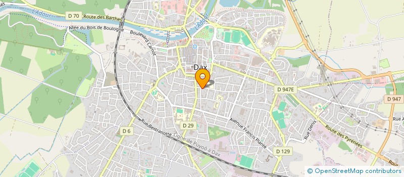 localisation de l'entreprise INDIVISION LESPARRE  HINX