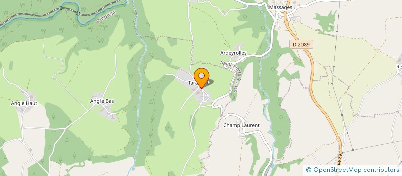 localisation de l'entreprise INDIVISION LESPIAUCQ  PERPEZAT