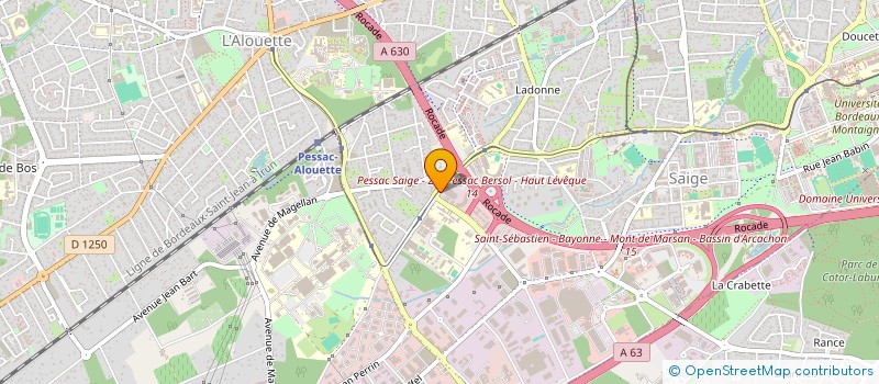 localisation de l'entreprise INDIVISION LESPIAUCQ PERROT à PESSAC
