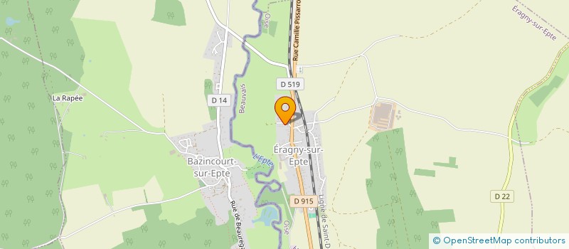 localisation de l'entreprise INDIVISION LETIERCE  ERAGNY-SUR-EPTE