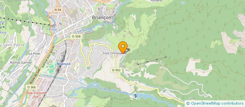 localisation de l'entreprise INDIVISION LETOQUART SAGOT  BRIANCON