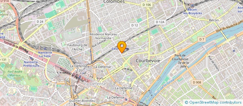 localisation de l'entreprise INDIVISION LETOURNEL à COURBEVOIE