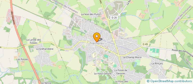 localisation de l'entreprise INDIVISION LETOURNEL  TREILLIERES