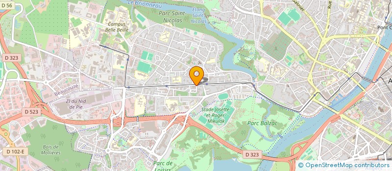 localisation de l'entreprise INDIVISION LETOURNEUX à ANGERS