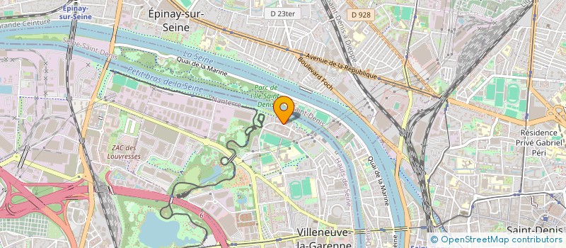 localisation de l'entreprise INDIVISION LEUBA ET CLOT  VILLENEUVE-LA-GARENNE