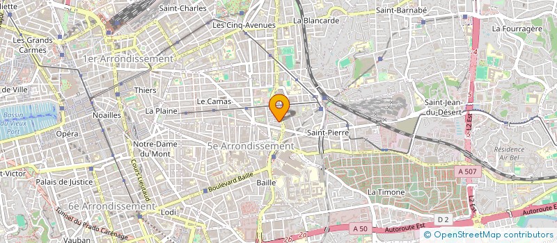 localisation de l'entreprise INDIVISION LEVALLOIS DOS SANTOS à MARSEILLE