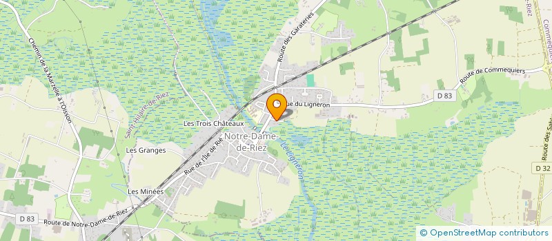 localisation de l'entreprise INDIVISION LEVASSEUR  NOTRE-DAME-DE-RIEZ