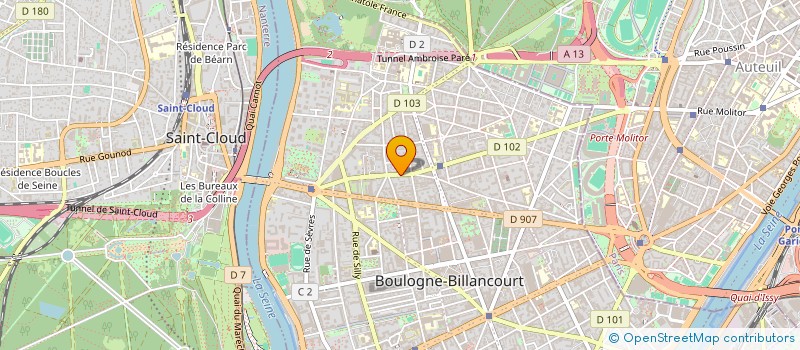 localisation de l'entreprise INDIVISION LEVASSORT à BOULOGNE-BILLANCOURT