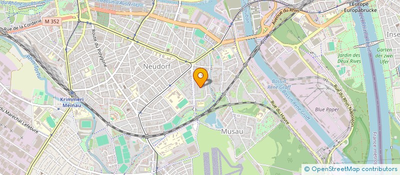 localisation de l'entreprise INDIVISION LEVEAU / GUIRAO  STRASBOURG