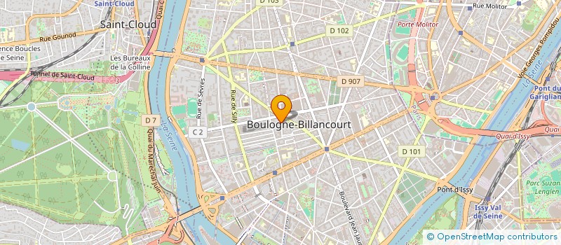 localisation de l'entreprise INDIVISION LEVERT GUILLOPE  BOULOGNE-BILLANCOURT