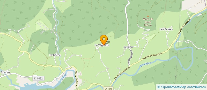 localisation de l'entreprise INDIVISION LEVI ALARY  CAMBON-ET-SALVERGUES