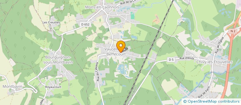 localisation de l'entreprise INDIVISION LEVIEL à VAUCELLES-ET-BEFFECOURT