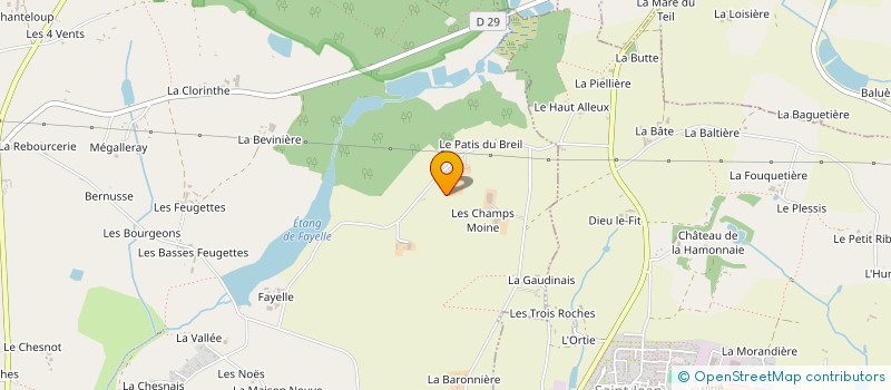 localisation de l'entreprise INDIVISION LEVIEUX-BEAUDUCEL  CHATEAUBOURG