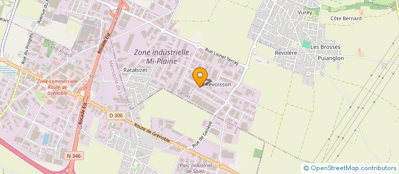 localisation de l'entreprise INDIVISION LEWANDOWSKI GOTTEIMER  GENAS