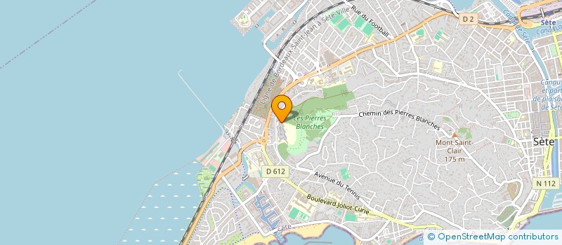 localisation de l'entreprise INDIVISION LEZE  SETE