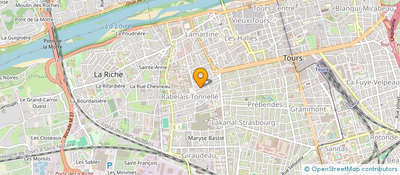 localisation de l'entreprise INDIVISION LEZINEAU ET FALEMPIN  TOURS