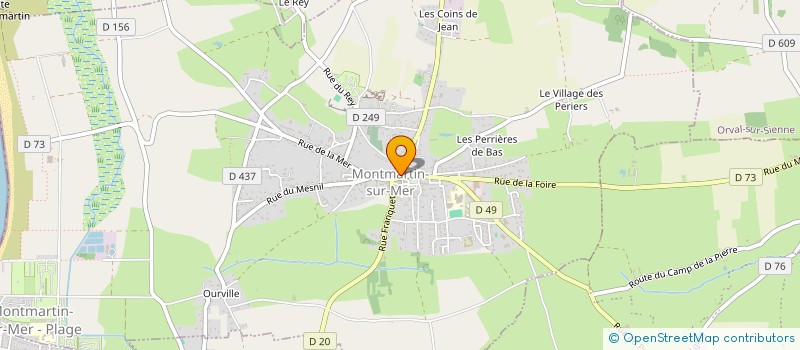 localisation de l'entreprise INDIVISION LHERMELIN  MONTMARTIN-SUR-MER