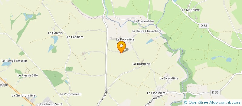 localisation de l'entreprise INDIVISION LHERMITE  LA CHAIZE-LE-VICOMTE