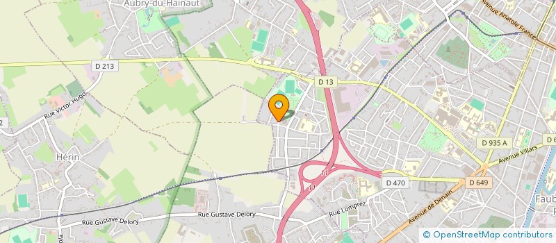 localisation de l'entreprise INDIVISION LHEUREUX-HOUZI  VALENCIENNES