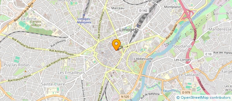 localisation de l'entreprise INDIVISION LHOPITAL - SOULAT à LIMOGES