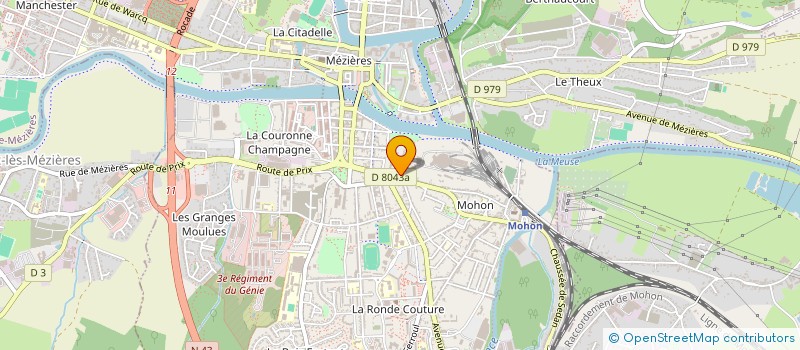 localisation de l'entreprise INDIVISION LHOTTE DEMOISET à CHARLEVILLE MEZIERES