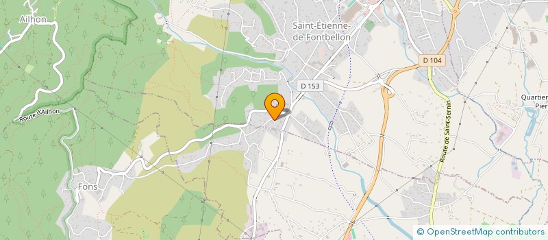 localisation de l'entreprise INDIVISION LIAUTIER D ET C  SAINT-ETIENNE-DE-FONTBELLON