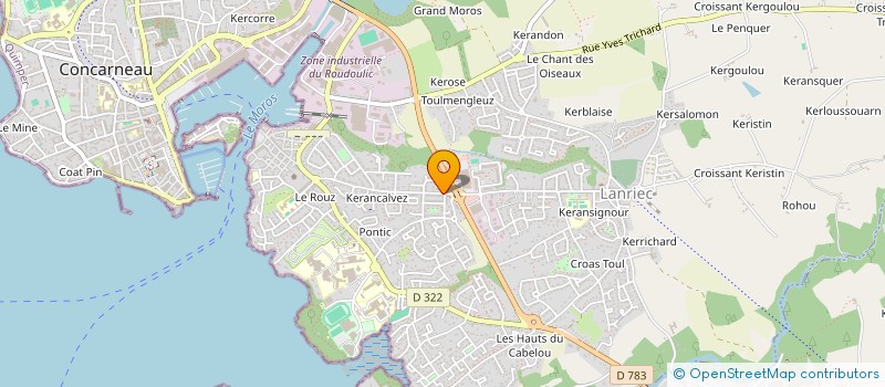 localisation de l'entreprise INDIVISION LIEB SCHWAB  CONCARNEAU