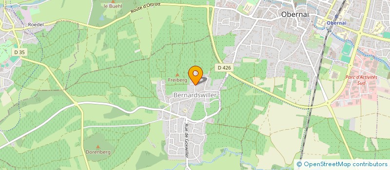 localisation de l'entreprise INDIVISION LIEM-ZEISSLOFF  BERNARDSWILLER