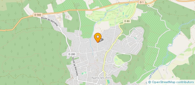 localisation de l'entreprise INDIVISION LIEUTIER  NANS-LES-PINS