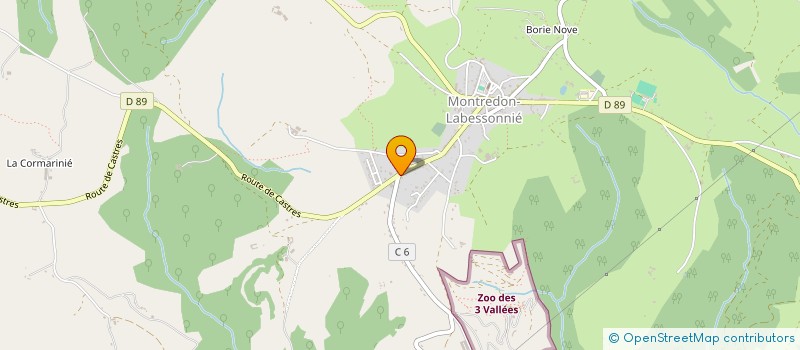 localisation de l'entreprise INDIVISION LIFFRAUD J-PAUL ET CLAUDE  MONTREDON-LABESSONNIE