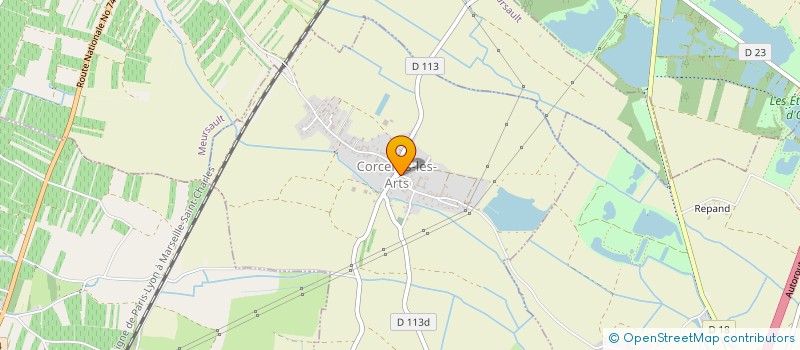 localisation de l'entreprise INDIVISION LILIANE LEFLAIVE  PULIGNY-MONTRACHET