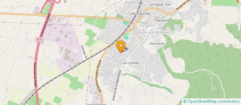 localisation de l'entreprise INDIVISION LIMARE - MIGNON.  LORIOL-SUR-DROME