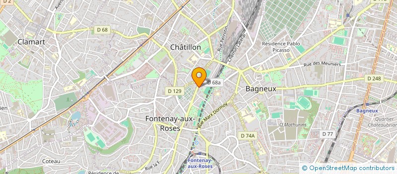 localisation de l'entreprise INDIVISION LIMIER / PIROLLEY à FONTENAY-AUX-ROSES