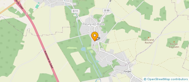 localisation de l'entreprise INDIVISION LINAY -ABREU GONCALVES  FLEURY-EN-BIERE