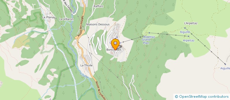 localisation de l'entreprise INDIVISION LINBARINU DI SALVO  SAINTE-FOY-TARENTAISE