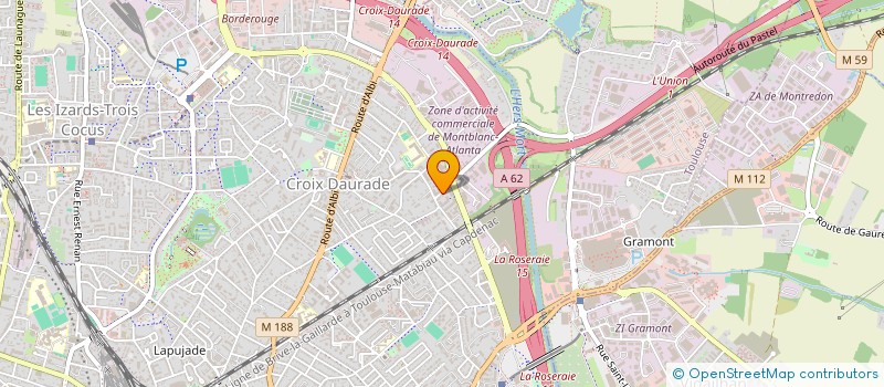 localisation de l'entreprise INDIVISION LIOBARD CATHERINE ET REGNIER FRANCK  TOULOUSE