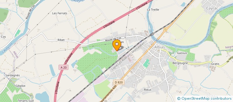 localisation de l'entreprise INDIVISION LLANES  ALBIAS