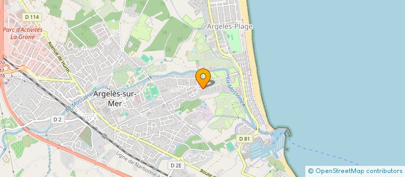 localisation de l'entreprise INDIVISION LLEDOS  ARGELES-SUR-MER