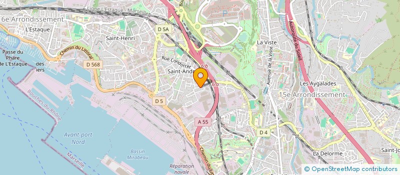 localisation de l'entreprise INDIVISION LLEIDA AVELINE à MARSEILLE